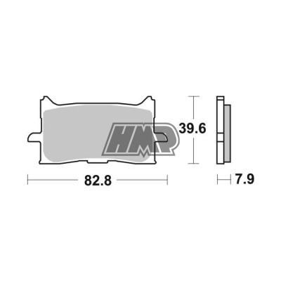 Pastilhas travão HONDA CR R / CBR 650 /  CRF L AFRICA TWIN /  X-ADV / NSS / 940HS - SBS